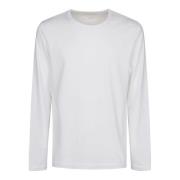 Lange mouwen katoenen T-shirt Majestic Filatures , White , Heren