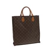 Pre-owned Canvas handbags Louis Vuitton Vintage , Brown , Dames