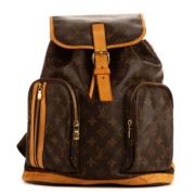 Pre-owned Canvas backpacks Louis Vuitton Vintage , Brown , Dames