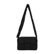 Kleine Tech Cassette Schoudertas Bottega Veneta , Black , Heren