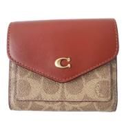 Pre-owned Canvas wallets Coach Pre-owned , Brown , Dames