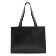 Pre-owned Leather chanel-bags Chanel Vintage , Black , Dames