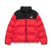 Retro Nuptse Jack Rode Jas The North Face , Red , Heren