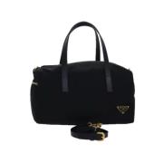 Pre-owned Nylon handbags Prada Vintage , Black , Dames