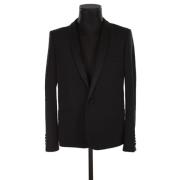 Pre-owned Fabric outerwear Saint Laurent Vintage , Black , Dames