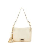 Pre-owned Leather shoulder-bags Salvatore Ferragamo Pre-owned , White ...