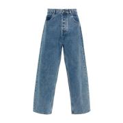 Blauwe Denim Jeans Rechte Pijp Drole de Monsieur , Blue , Heren