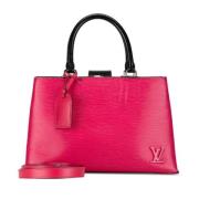 Pre-owned Leather handbags Louis Vuitton Vintage , Pink , Dames