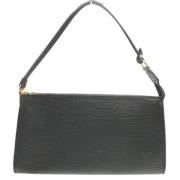 Pre-owned Leather louis-vuitton-bags Louis Vuitton Vintage , Black , D...