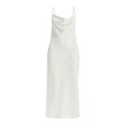 Satijnen Slip Dress Rotate Birger Christensen , White , Dames