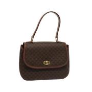 Pre-owned Canvas handbags Celine Vintage , Brown , Dames