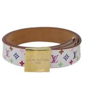 Pre-owned Canvas belts Louis Vuitton Vintage , Multicolor , Dames