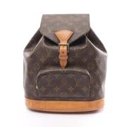 Pre-owned Canvas backpacks Louis Vuitton Vintage , Brown , Dames