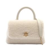 Pre-owned Wool chanel-bags Chanel Vintage , White , Dames