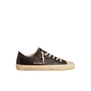 Zwarte leren sneakers Golden Goose , Black , Heren