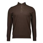 Bruine Pullover Sweater Profuomo , Brown , Heren