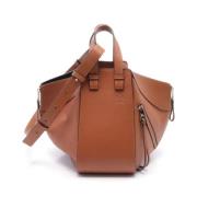 Pre-owned Leather handbags Loewe Pre-owned , Brown , Dames