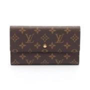 Pre-owned Canvas wallets Louis Vuitton Vintage , Brown , Dames