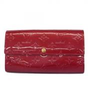 Pre-owned Fabric wallets Louis Vuitton Vintage , Red , Dames