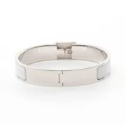 Pre-owned Metal bracelets Hermès Vintage , Gray , Dames