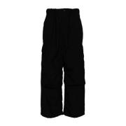 Zwarte Cargo Broek Elastische Trekkoord Zoom Comme des Garçons , Black...