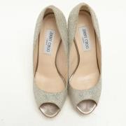 Pre-owned Fabric heels Jimmy Choo Pre-owned , Gray , Dames