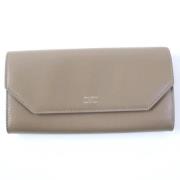 Pre-owned Leather wallets Balenciaga Vintage , Beige , Dames