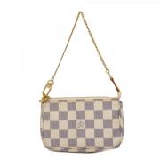 Pre-owned Fabric louis-vuitton-bags Louis Vuitton Vintage , Beige , Da...