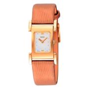 Gouden Leren Dameshorloge Seiko , Yellow , Dames