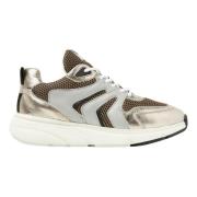 Bronze Maritza Platino Sneakers Via Vai , Brown , Dames