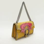 Pre-owned Leather gucci-bags Gucci Vintage , Yellow , Dames