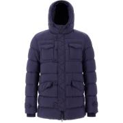 Blauwe Eskimo Jas voor Winter Outfits Herno , Blue , Heren