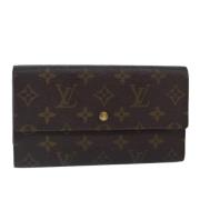 Pre-owned Canvas wallets Louis Vuitton Vintage , Brown , Unisex