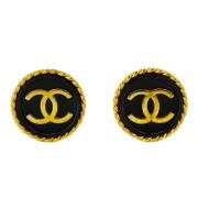 Pre-owned Metal chanel-jewelry Chanel Vintage , Yellow , Dames