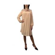 Elegante Jurk Fracomina , Beige , Dames