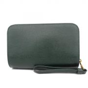 Pre-owned Leather louis-vuitton-bags Louis Vuitton Vintage , Green , D...