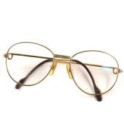 Pre-owned Metal sunglasses Cartier Vintage , Yellow , Dames