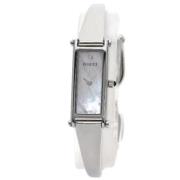 Pre-owned Glass watches Gucci Vintage , White , Dames