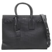 Pre-owned Leather shoulder-bags Yves Saint Laurent Vintage , Black , D...