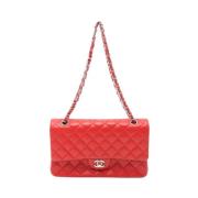 Pre-owned Leather chanel-bags Chanel Vintage , Red , Dames