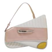 Pre-owned Leather dior-bags Dior Vintage , White , Dames