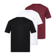 Driepack T-shirts Brace AllSaints , Multicolor , Heren