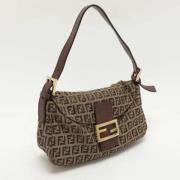 Pre-owned Canvas fendi-bags Fendi Vintage , Beige , Dames