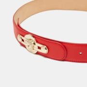 Pre-owned Leather belts Versace Pre-owned , Red , Dames