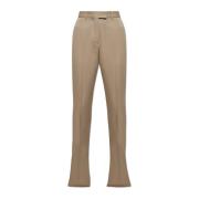 Wollen broek The Attico , Beige , Dames