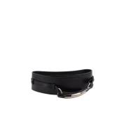 Pre-owned Leather belts Yves Saint Laurent Vintage , Black , Dames