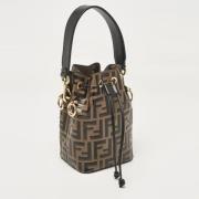 Pre-owned Leather fendi-bags Fendi Vintage , Brown , Dames