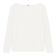 Jill Longsleeves Off White Stijlvolle Top Gustav , White , Dames