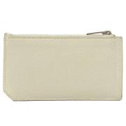 Pre-owned Leather wallets Yves Saint Laurent Vintage , Beige , Dames