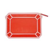 Pre-owned Leather dior-bags Dior Vintage , Orange , Dames